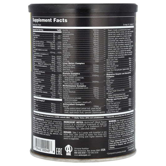 Animal, Animal PAK, Ultimate Foundation, 30 Packs