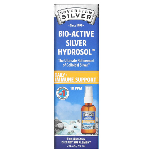Sovereign Silver-Bio-Active Silver Hydrosol-Fine Mist Spray-10 PPM-2 fl oz (59 ml) (10 ppm per 30 Sprays)