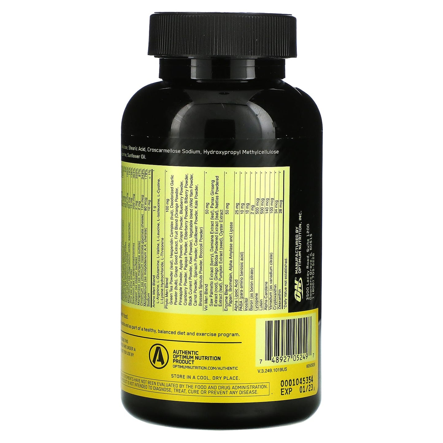 Optimum Nutrition, Opti-Men, 240 Tablets