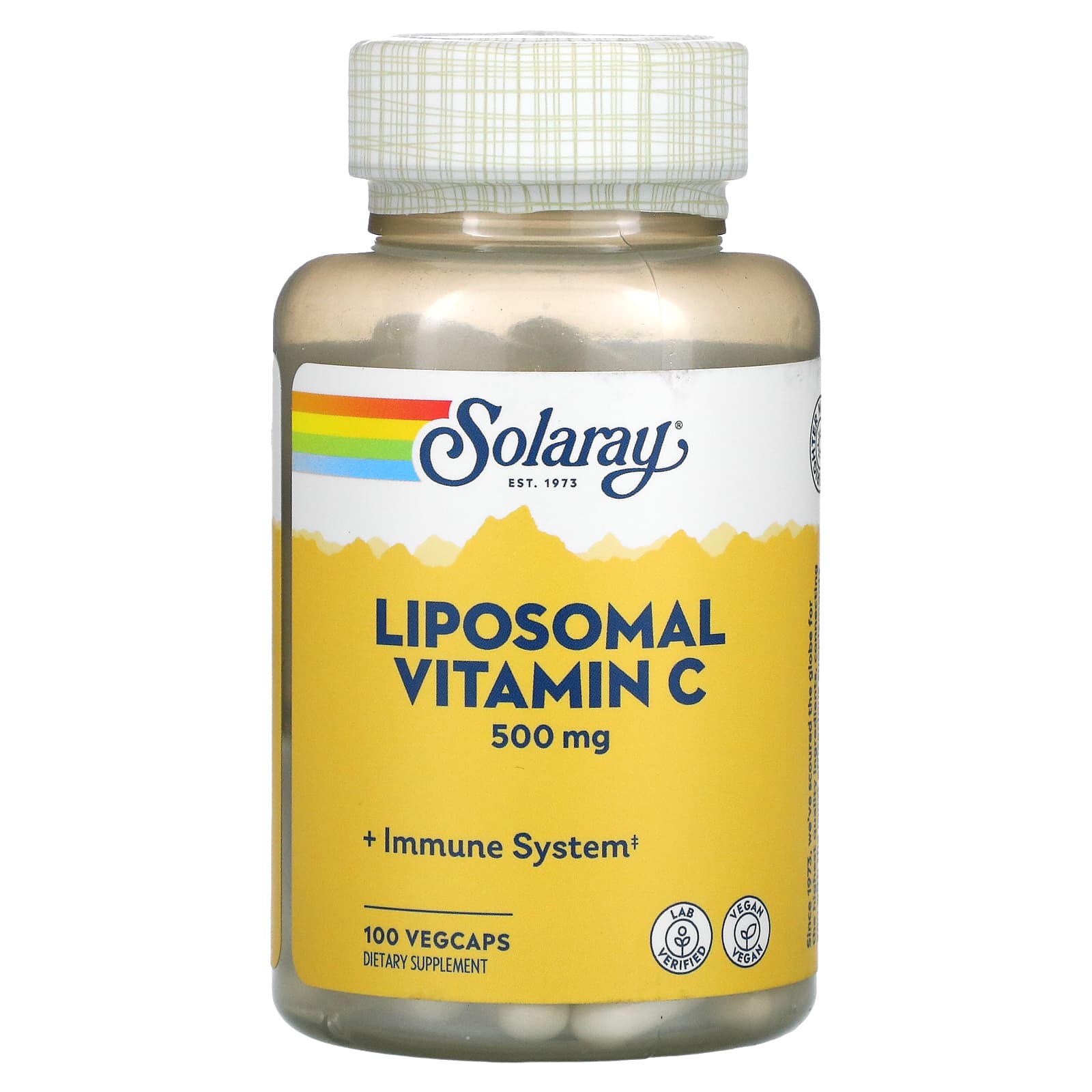 Solaray-Liposomal Vitamin C-500 mg-100 VegCaps