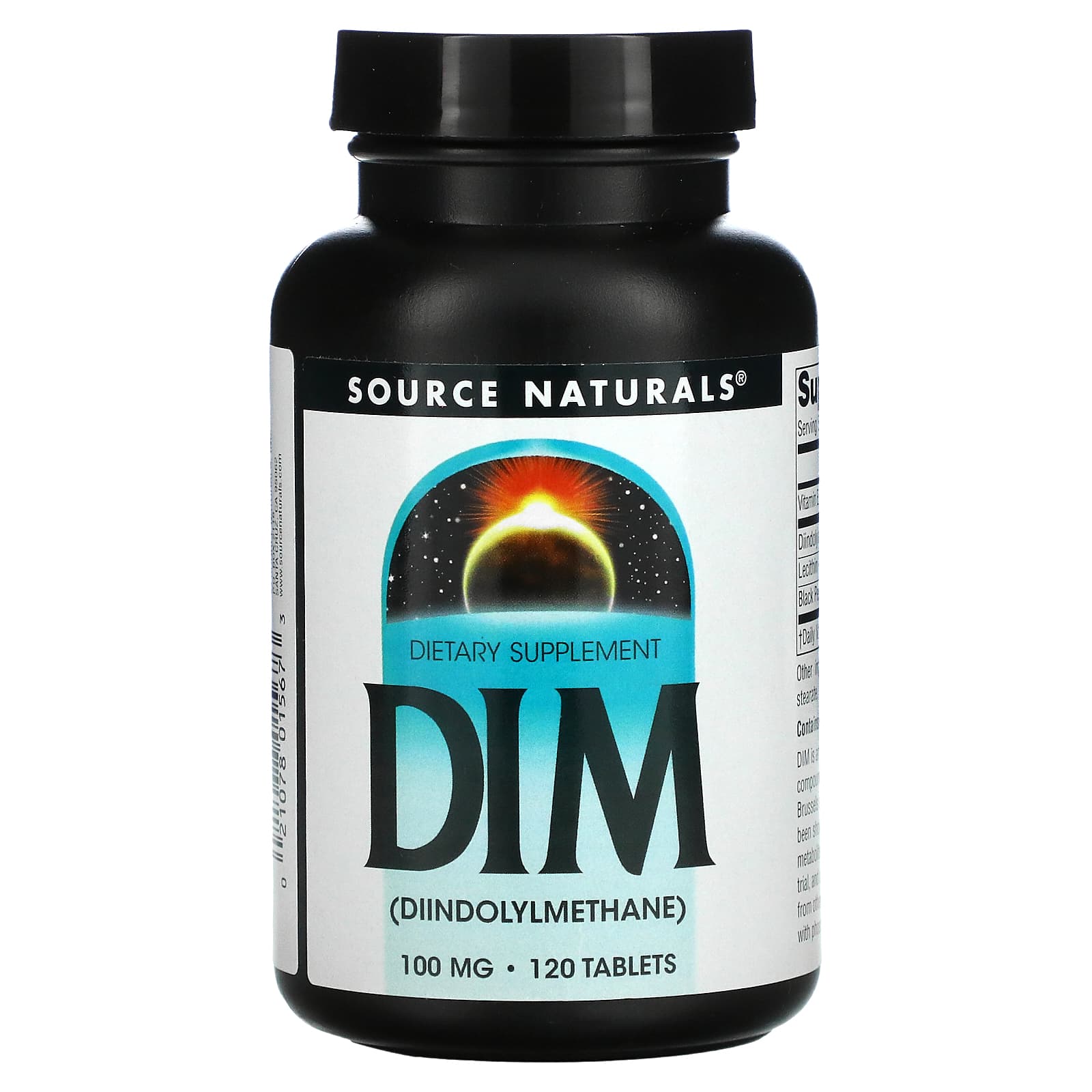 Source Naturals-DIM (Diindolylmethane)-100 mg-120 Tablets