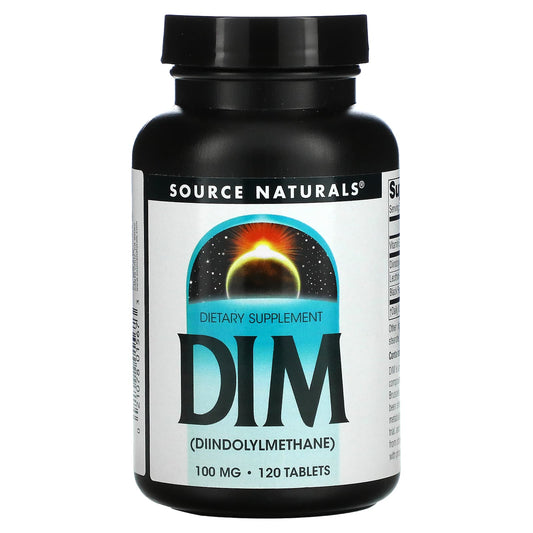 Source Naturals-DIM (Diindolylmethane)-100 mg-120 Tablets