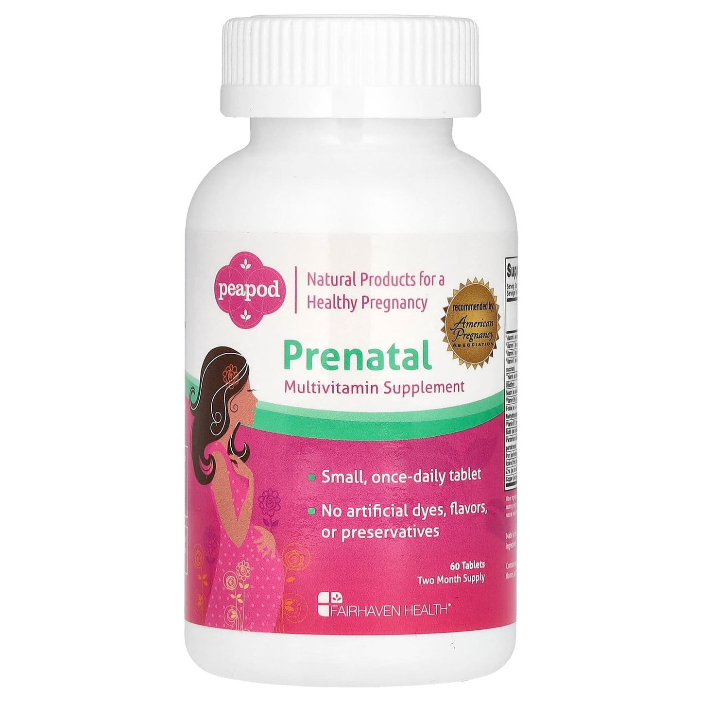 Fairhaven Health-Peapod-Prenatal Multivitamin Supplement-60 Tablets