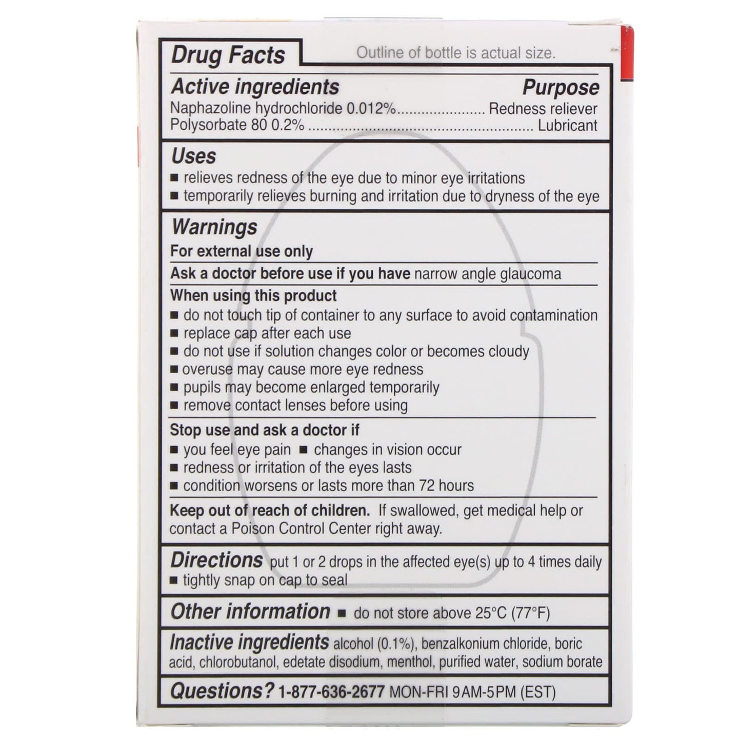 Rohto, Cooling Eye Drops, Dual Action Redness + Dryness Relief, 0.4 fl oz (13 ml)