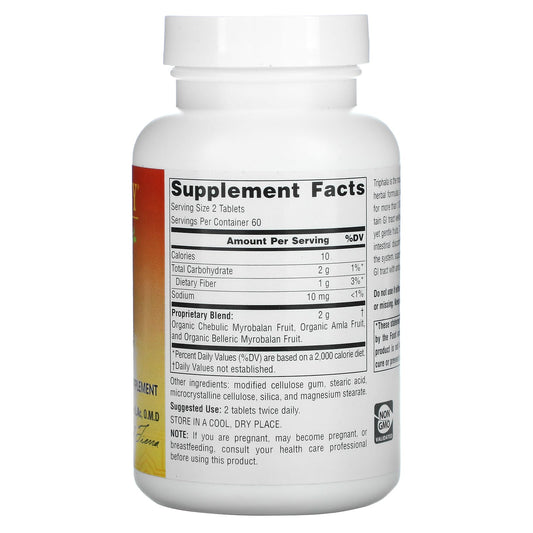 Planetary Herbals, Ayurvedics, Triphala, 1,000 mg, 120 Tablets