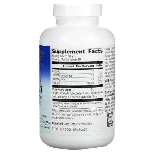 Planetary Herbals, Triphala, GI Tract Wellness, 1,000 mg, 180 Tablets