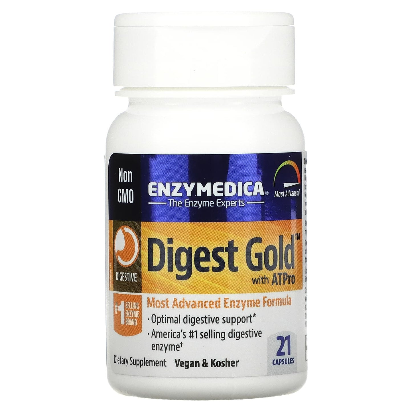 Enzymedica, Digest Gold with ATPro, 21 Capsules