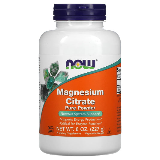 NOW Foods-Magnesium Citrate Pure Powder-8 oz (227 g)