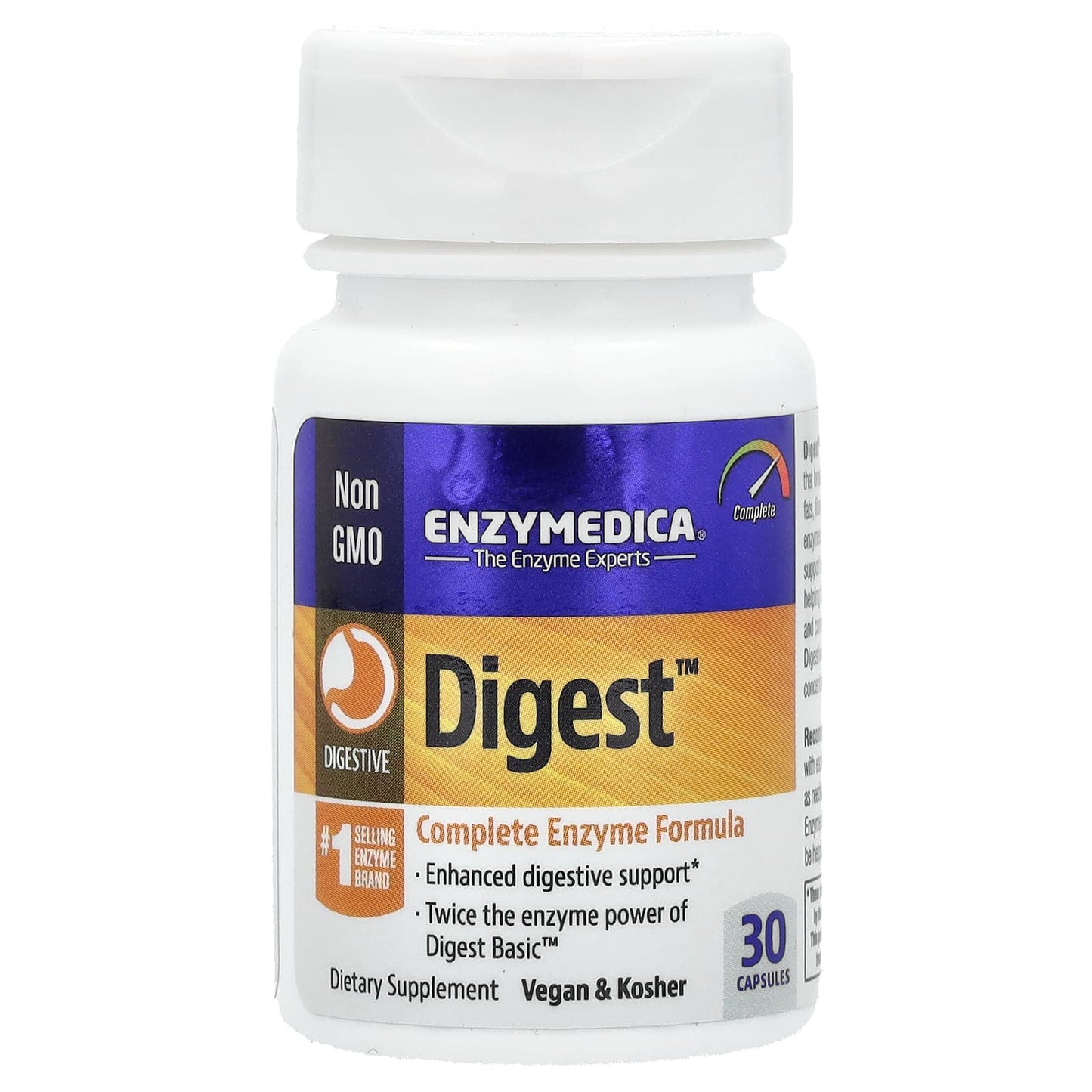 Enzymedica-Digest-Complete Enzyme Formula-30 Capsules