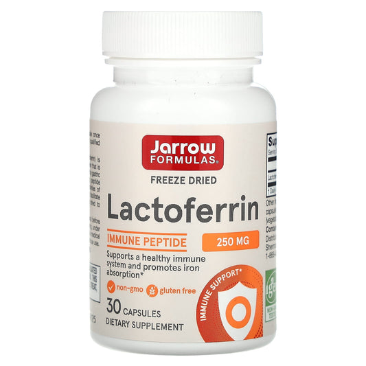 Jarrow Formulas-Lactoferrin-Freeze Dried-250 mg-30 Capsules