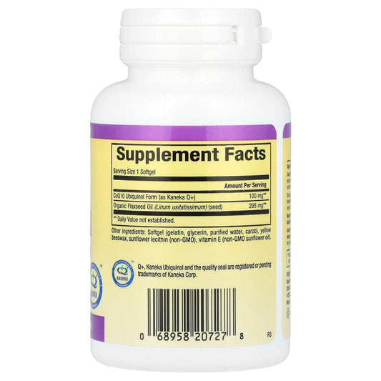Natural Factors, Ubiquinol, Active CoQ10, 100 mg, 30 Softgels
