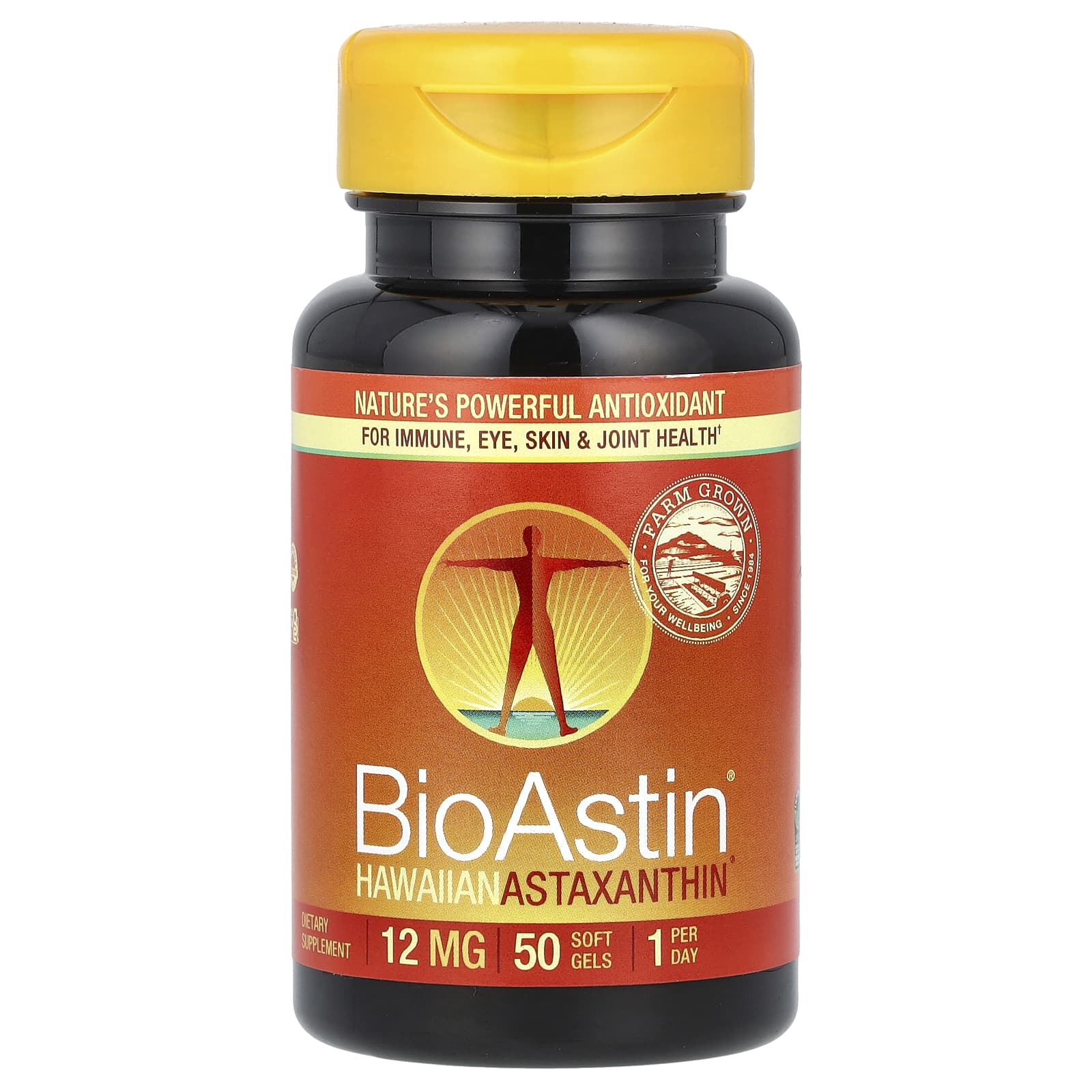Nutrex Hawaii-BioAstin-Hawaiian Astaxanthin-12 mg-50 Soft Gels