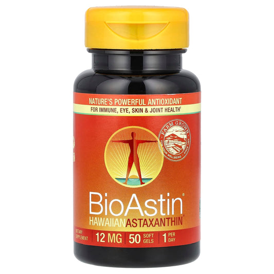Nutrex Hawaii-BioAstin-Hawaiian Astaxanthin-12 mg-50 Soft Gels