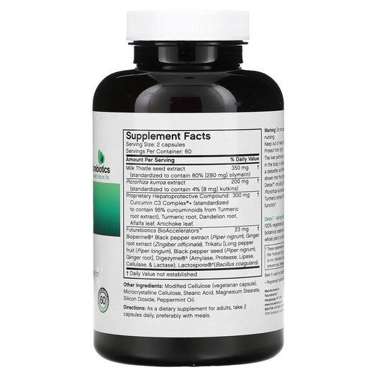 Futurebiotics, Detox, Daily Liver Support, 120 Vegetarian Capsules