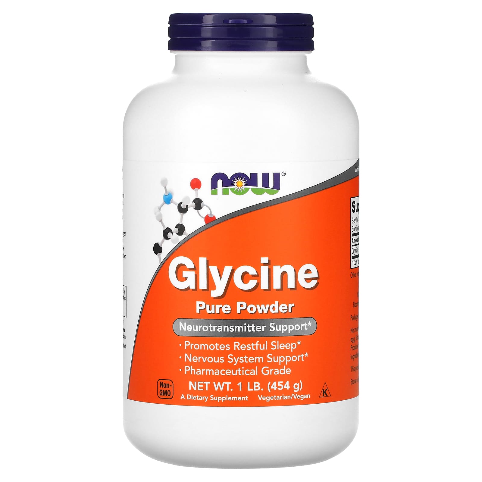 NOW Foods-Glycine-Pure Powder-1 lb (454 g)