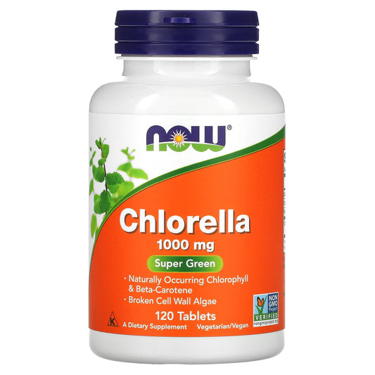 NOW Foods-Chlorella-1,000 mg-120 Tablets