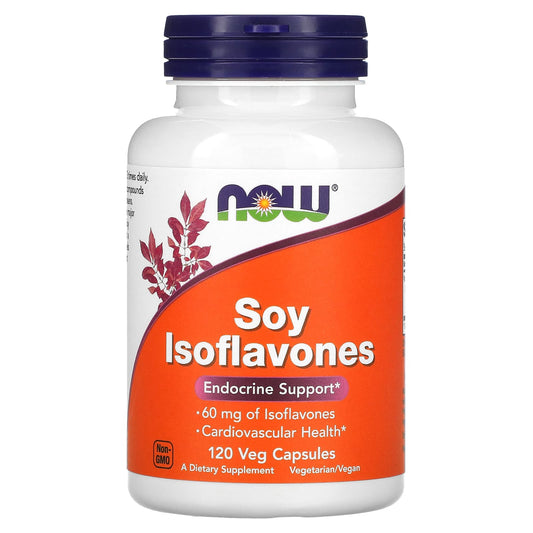 NOW Foods-Soy Isoflavones-120 Veg Capsules