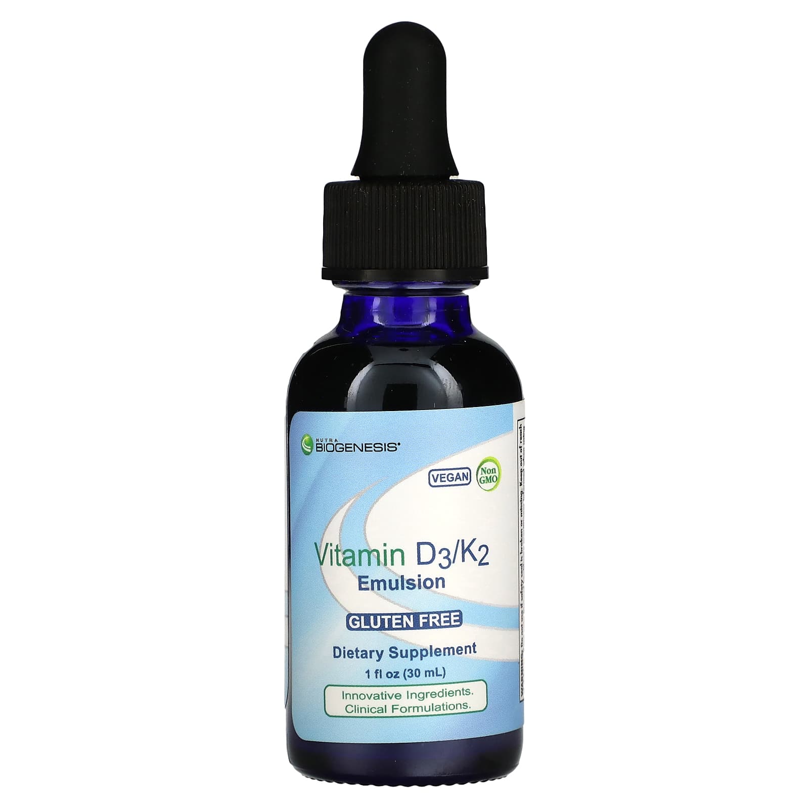 Nutra BioGenesis-Vitamin D3/K2 Emulsion-1 fl oz (30 ml)