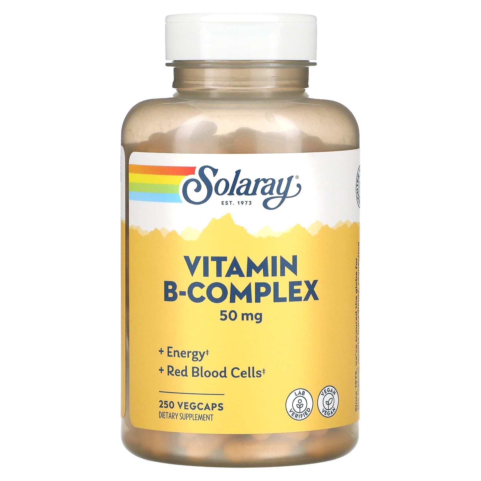 Solaray-Vitamin B-Complex-50 mg-250 VegCaps