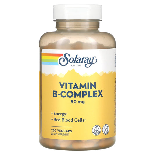 Solaray-Vitamin B-Complex-50 mg-250 VegCaps
