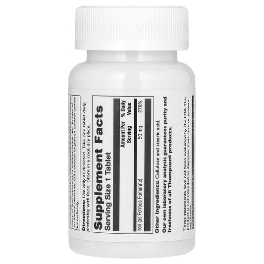Thompson, Ideal Iron, 50 mg, 60 Tablets