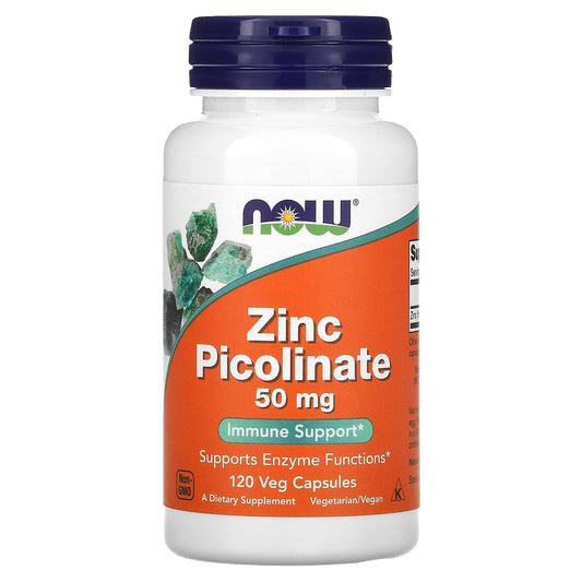 NOW Foods-Zinc Picolinate-50 mg-120 Veg Capsules