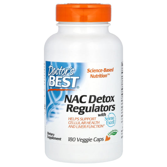 Doctor's Best-NAC Detox Regulators-180 Veggie Caps