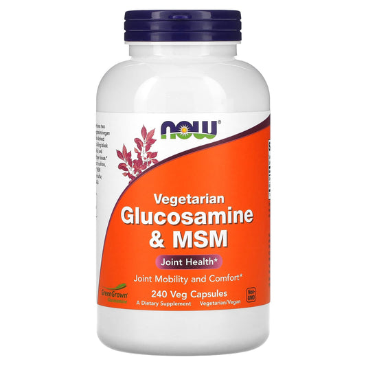 NOW Foods-Vegetarian Glucosamine & MSM-240 Veg Capsules