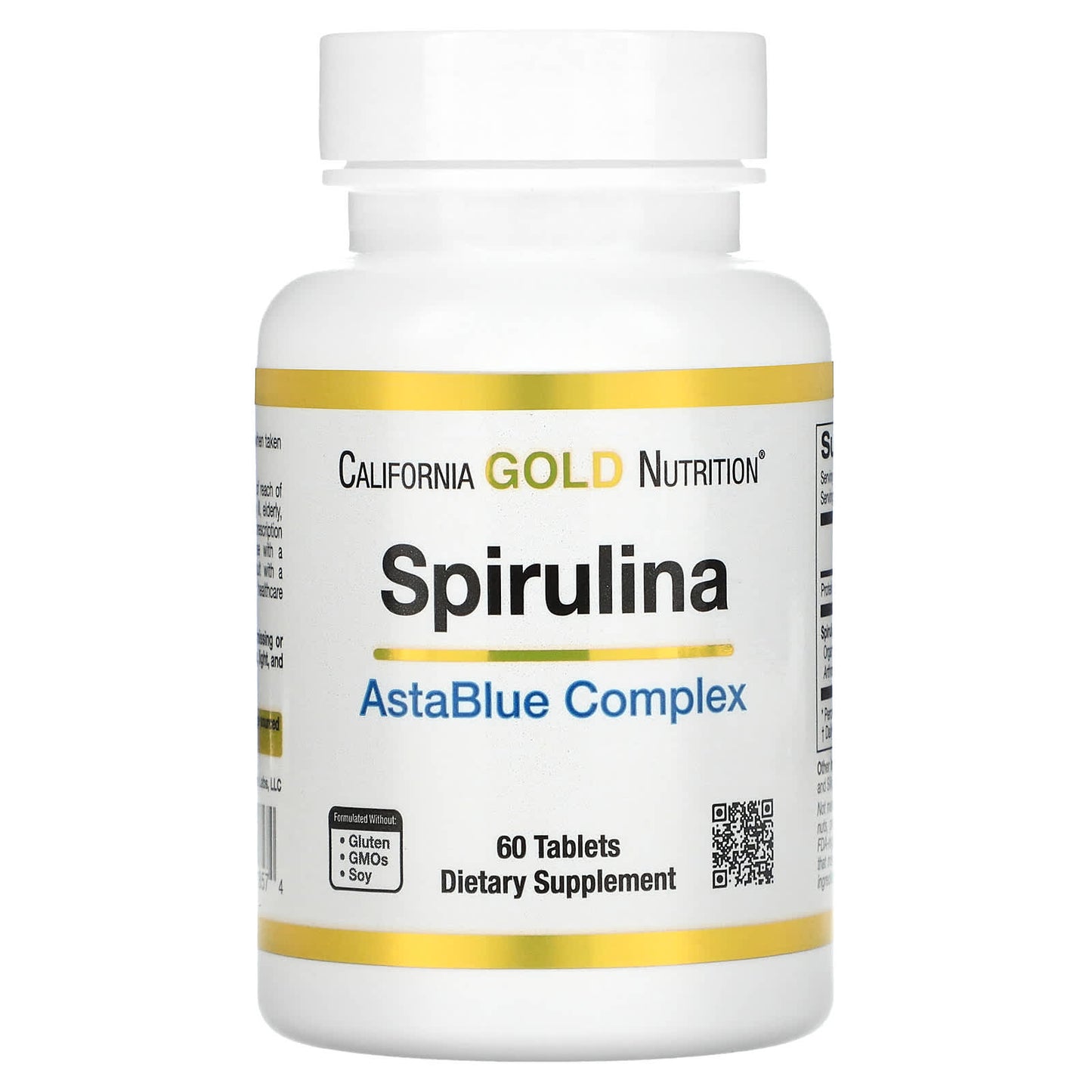 California Gold Nutrition-Spirulina AstaBlue Complex-60 Tablets