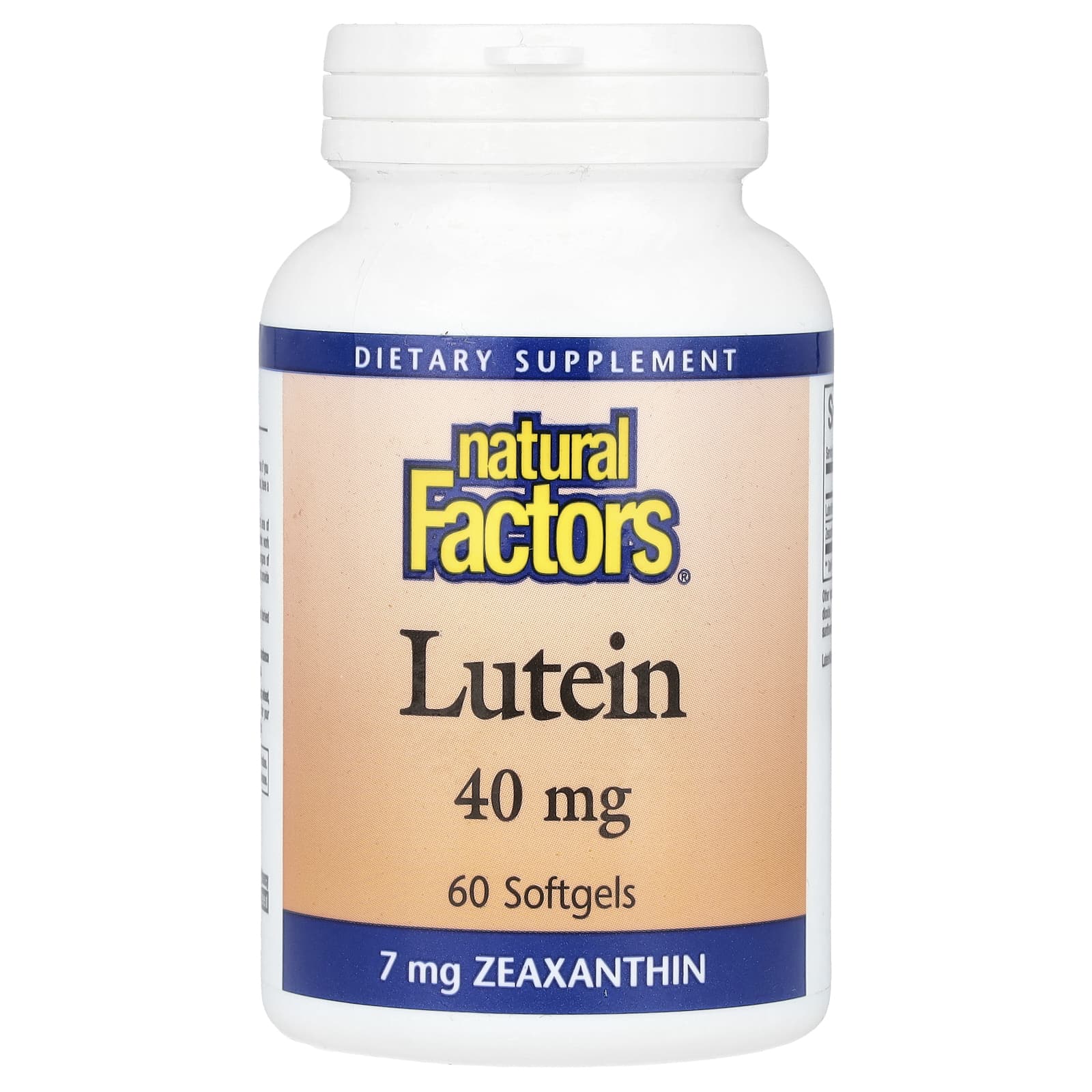 Natural Factors-Lutein-40 mg-60 Softgels