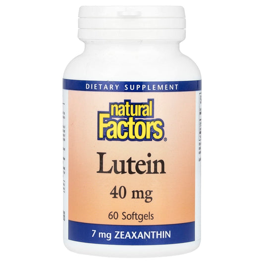 Natural Factors-Lutein-40 mg-60 Softgels