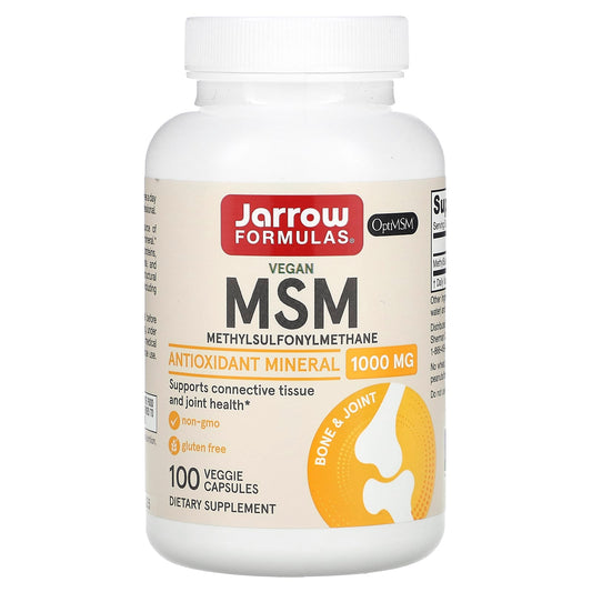 Jarrow Formulas-MSM-1,000 mg-100 Veggie Capsules