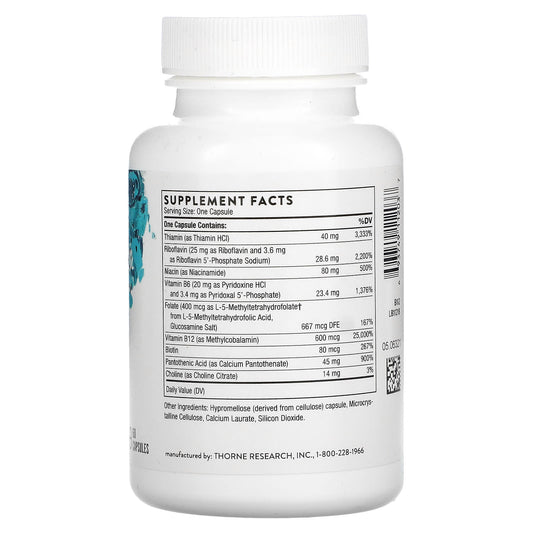 Thorne, B-Complex #12, 60 Capsules