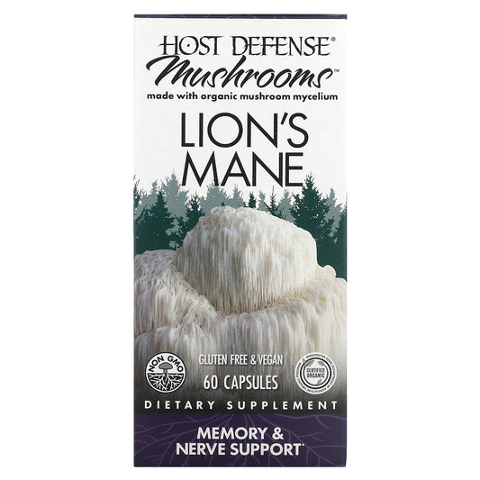 Fungi Perfecti-Mushrooms-Lion's Mane-60 Capsules