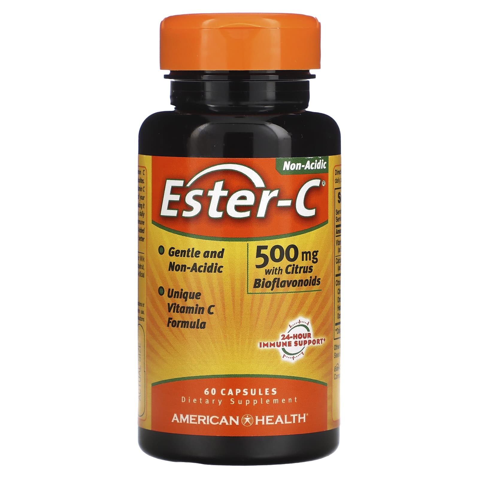 American Health-Ester-C with Citrus Bioflavonoids-500 mg-60 Capsules