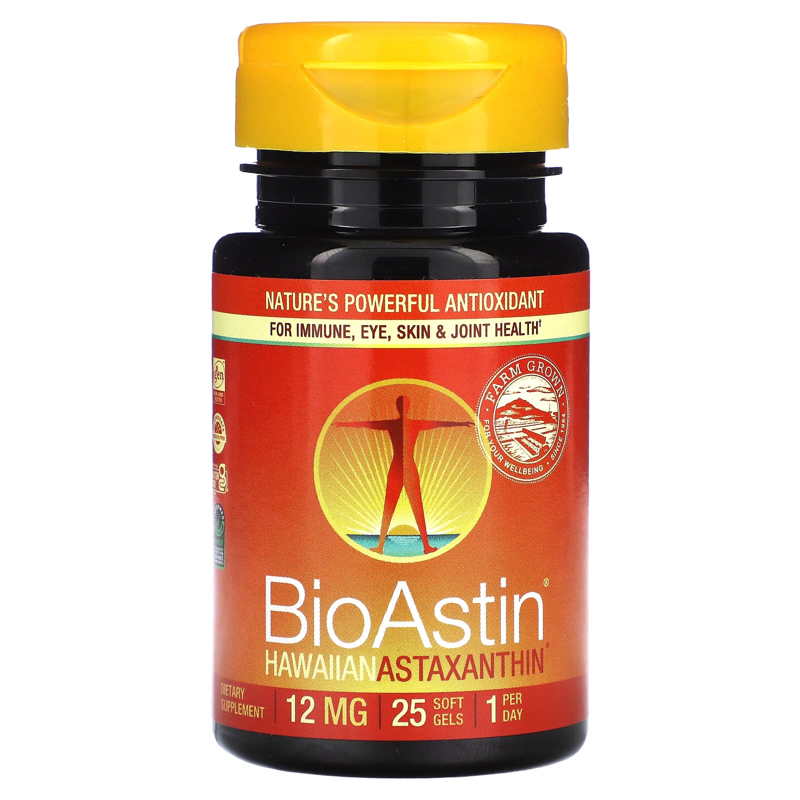 Nutrex Hawaii-BioAstin-Hawaiian Astaxanthin-12 mg-25 Soft Gels