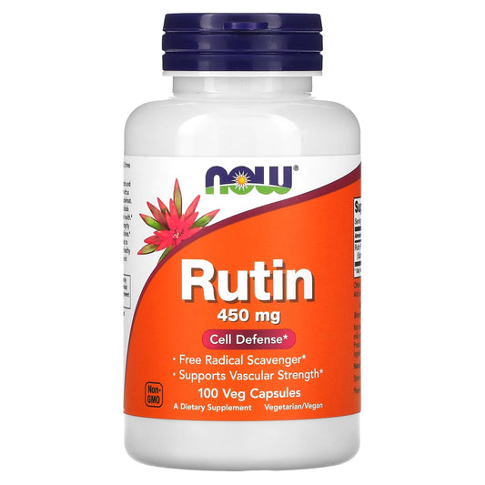 NOW Foods-Rutin-450 mg-100 Veg Capsules