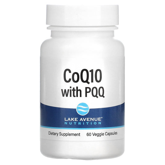 Lake Avenue Nutrition-CoQ10 with PQQ-100 mg-60 Veggie Capsules
