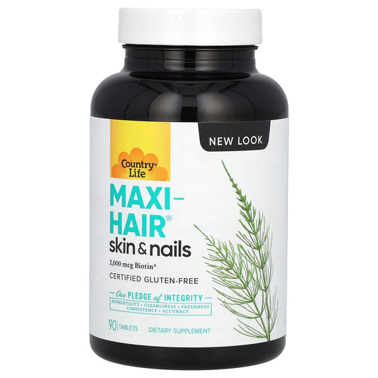 Country Life-Maxi-Hair-Skin & Nails-90 Tablets