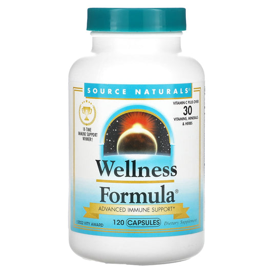 Source Naturals-Wellness Formula-Advanced Immune Support -120 Capsules