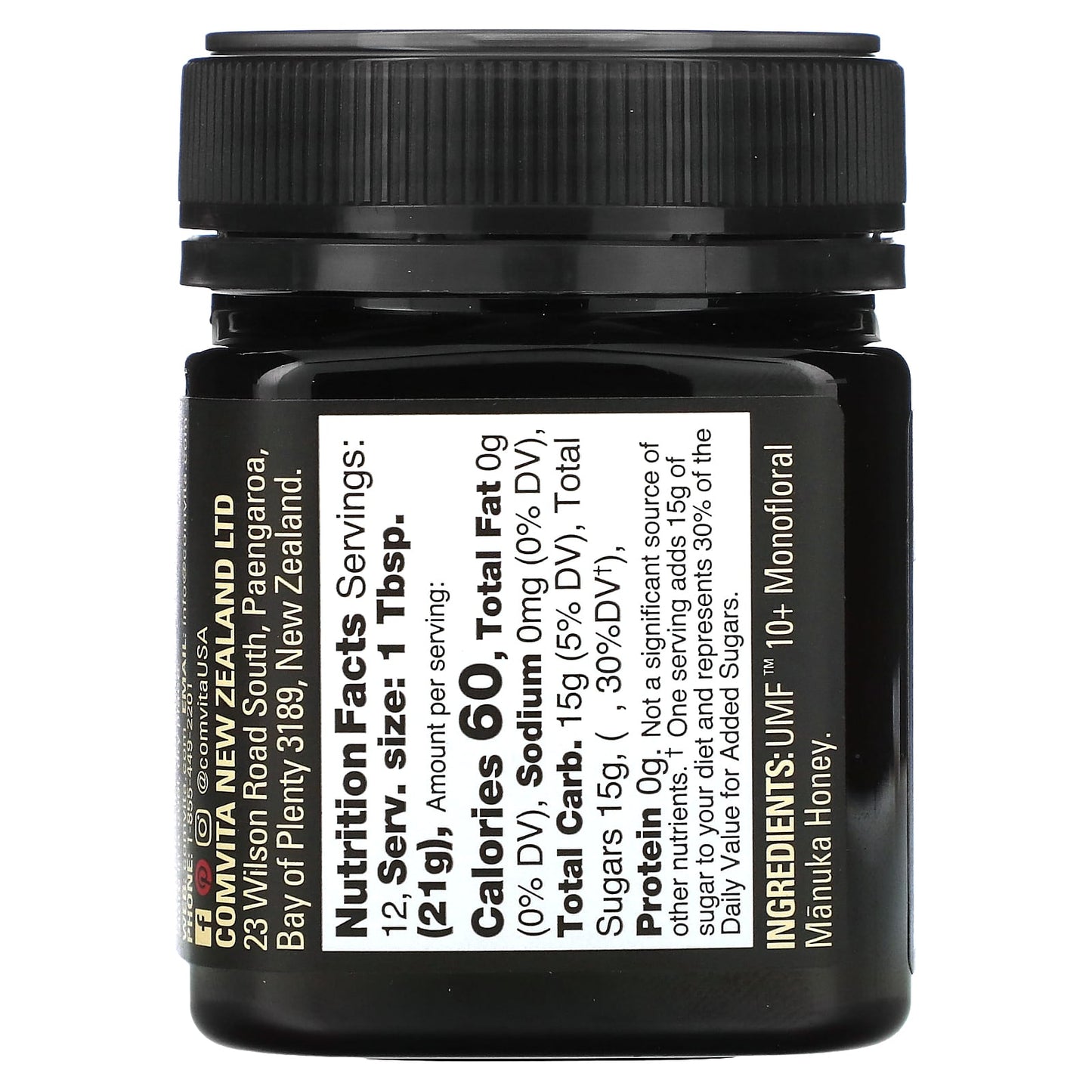 Comvita, Raw Manuka Honey, Certified UMF  10+ (MGO 263+), 8.8 oz (250 g)