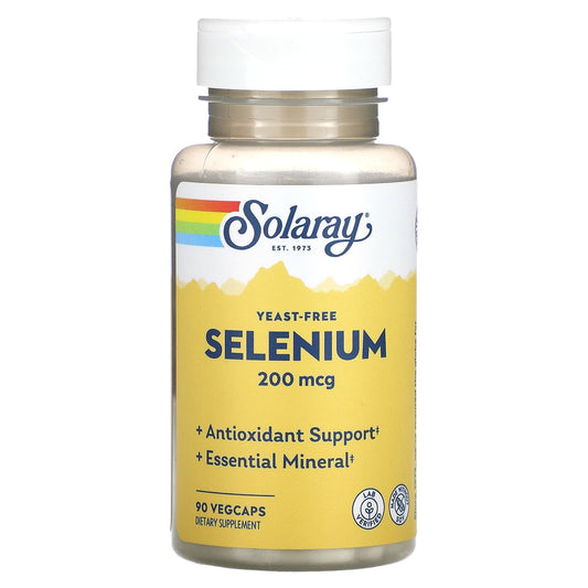 Solaray-Selenium-200 mcg-90 VegCaps