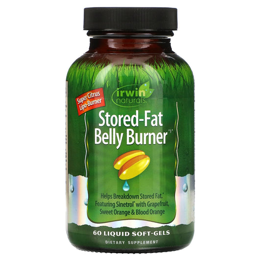 Irwin Naturals-Stored-Fat Belly Burner-60 Liquid Soft-Gels