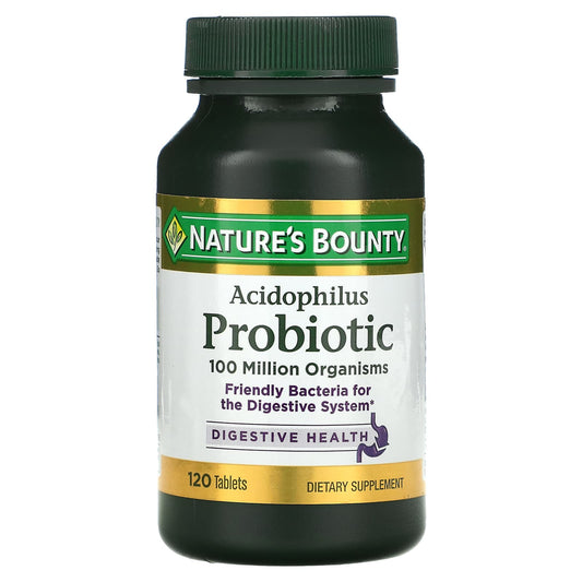 Nature's Bounty-Acidophilus Probiotic-120 Tablets