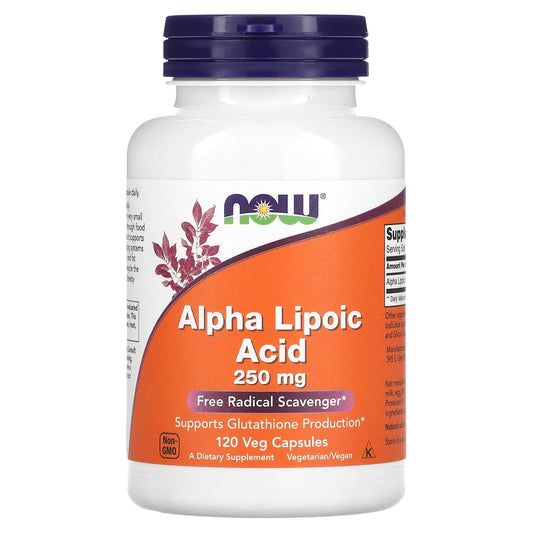 NOW Foods-Alpha Lipoic Acid-250 mg-120 Veg Capsules