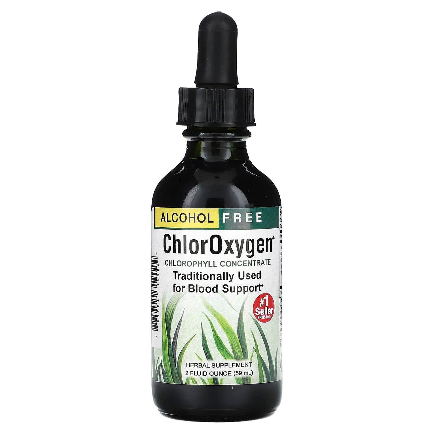 Herbs Etc.-ChlorOxygen-Chlorophyll Concentrate-Alcohol Free-2 fl oz (59 ml)