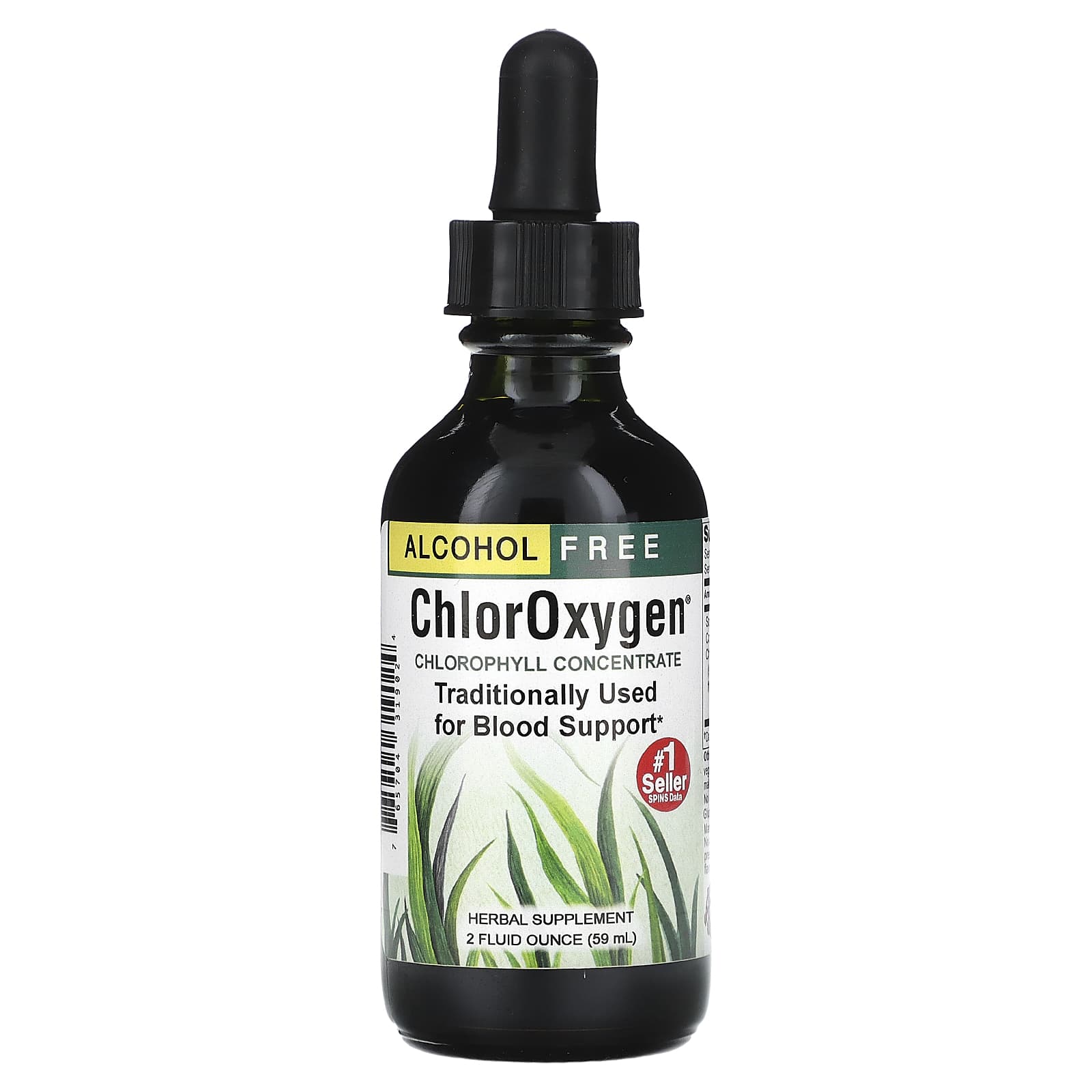 Herbs Etc.-ChlorOxygen-Chlorophyll Concentrate-Alcohol Free-2 fl oz (59 ml)