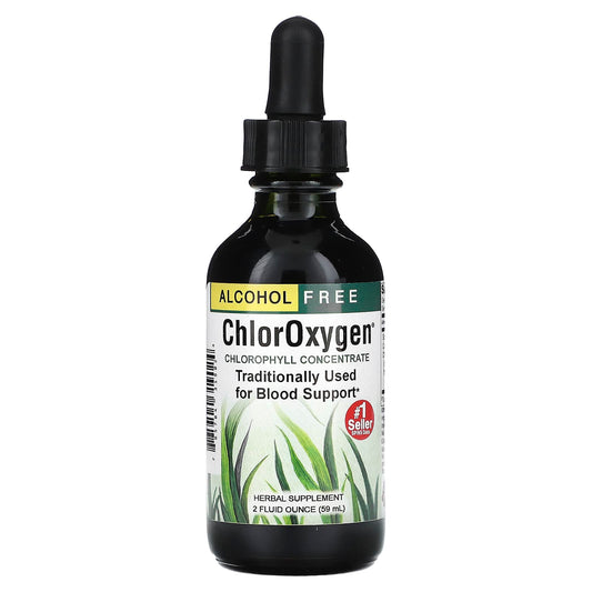 Herbs Etc.-ChlorOxygen-Chlorophyll Concentrate-Alcohol Free-2 fl oz (59 ml)