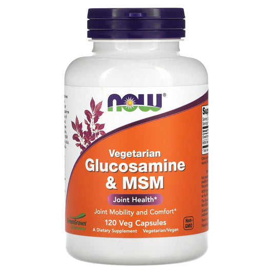 NOW Foods-Vegetarian Glucosamine & MSM-120 Veg Capsules