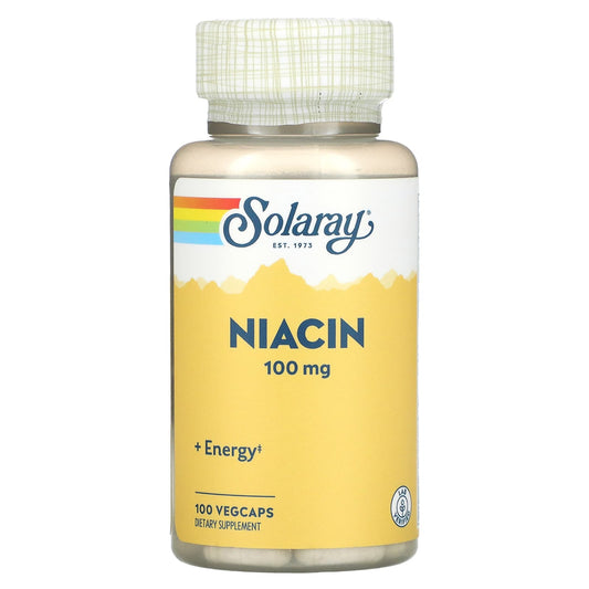 Solaray-Niacin-100 mg-100 VegCaps